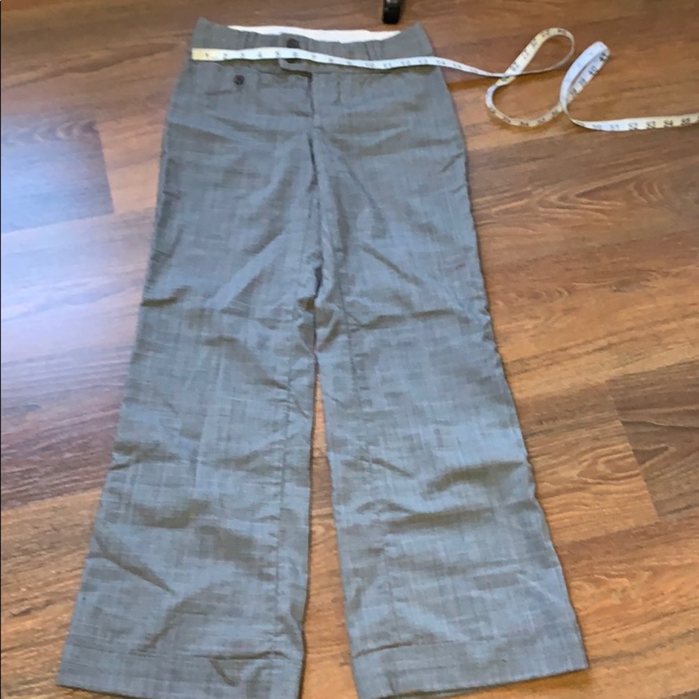 Preowned banana republic plaid suit pants sz00p